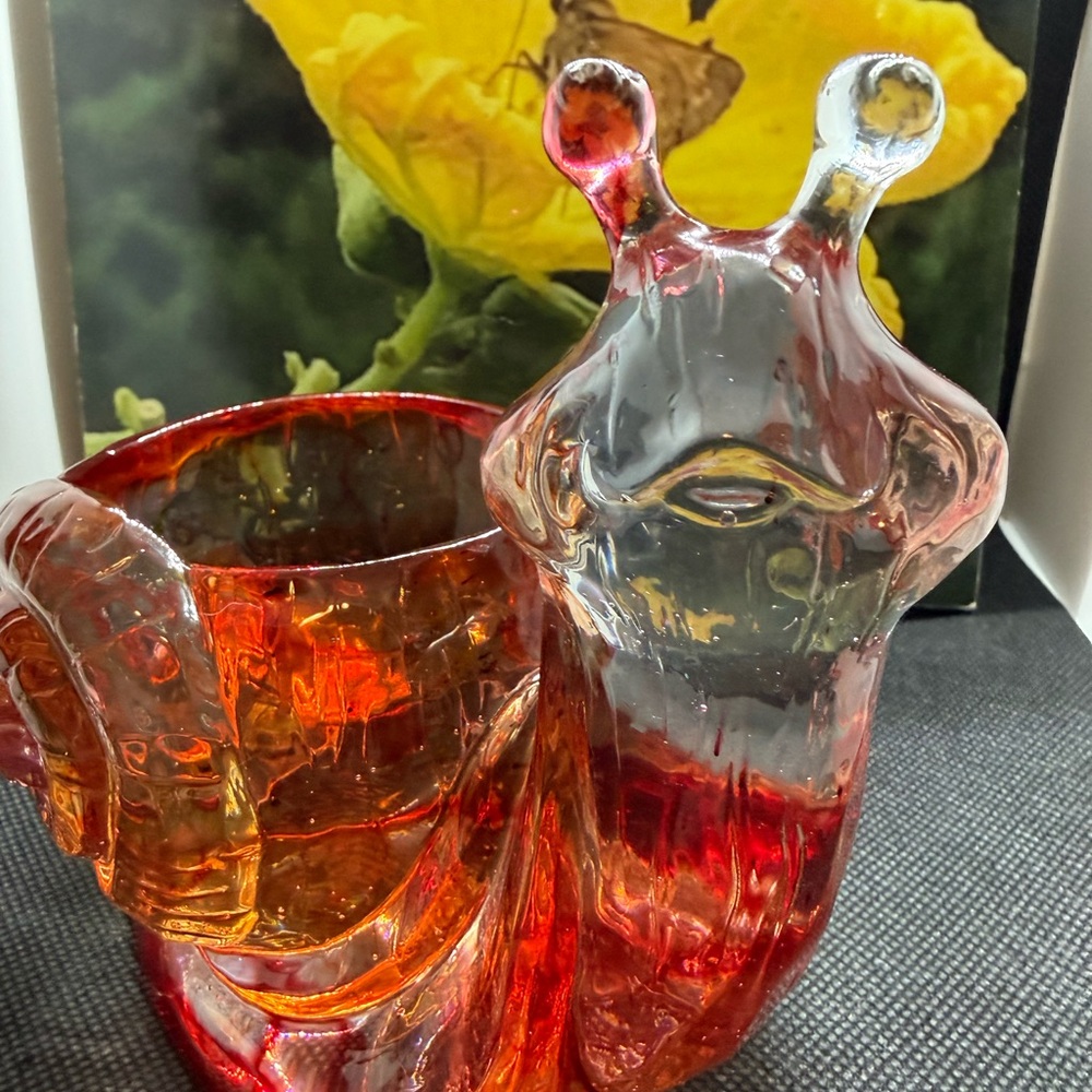 Colorful Unique Resin Snail Sculpture